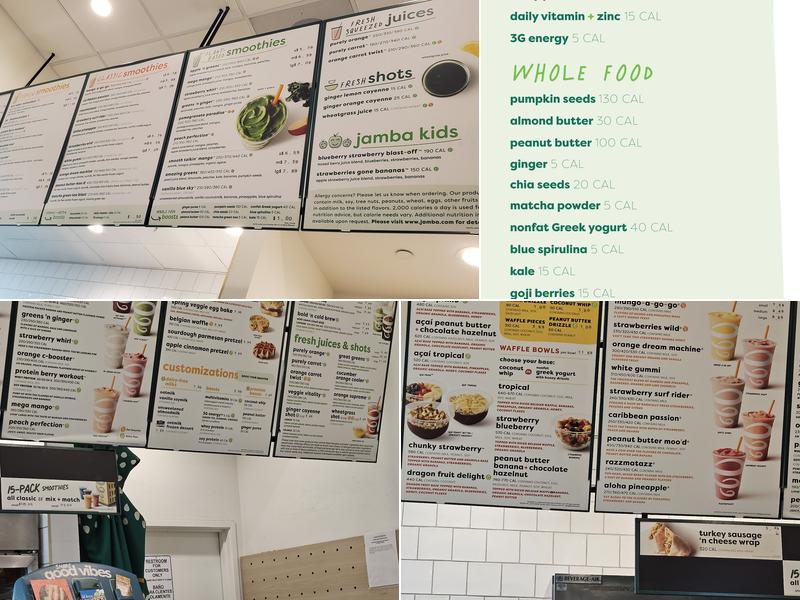Jamba Menu