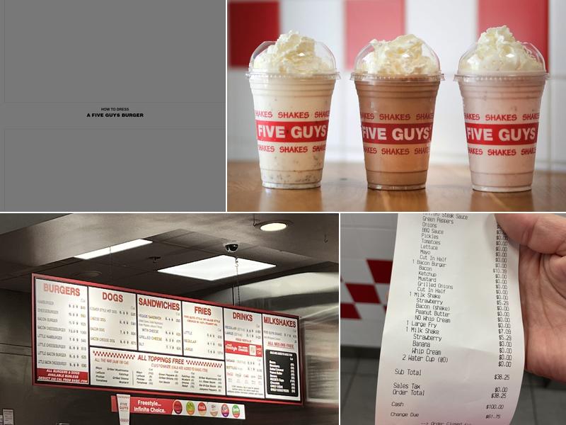 Five Guys Menu