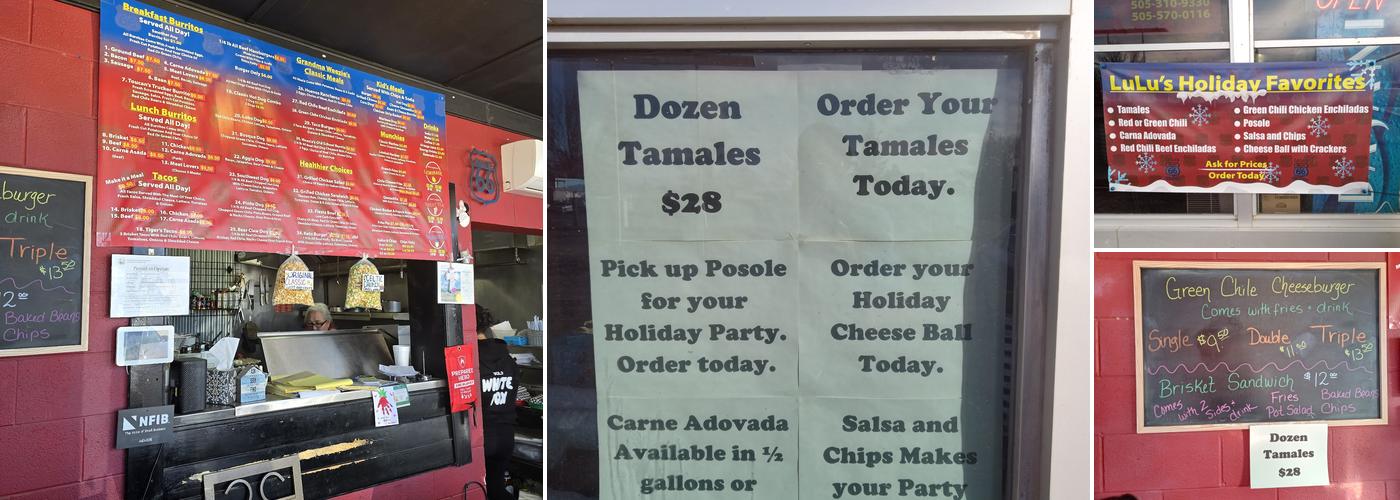 LuLu's Kitchen on Rt66 Menu