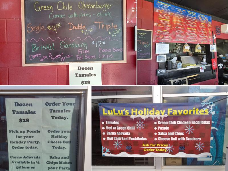 LuLu's Kitchen on Rt66 Menu