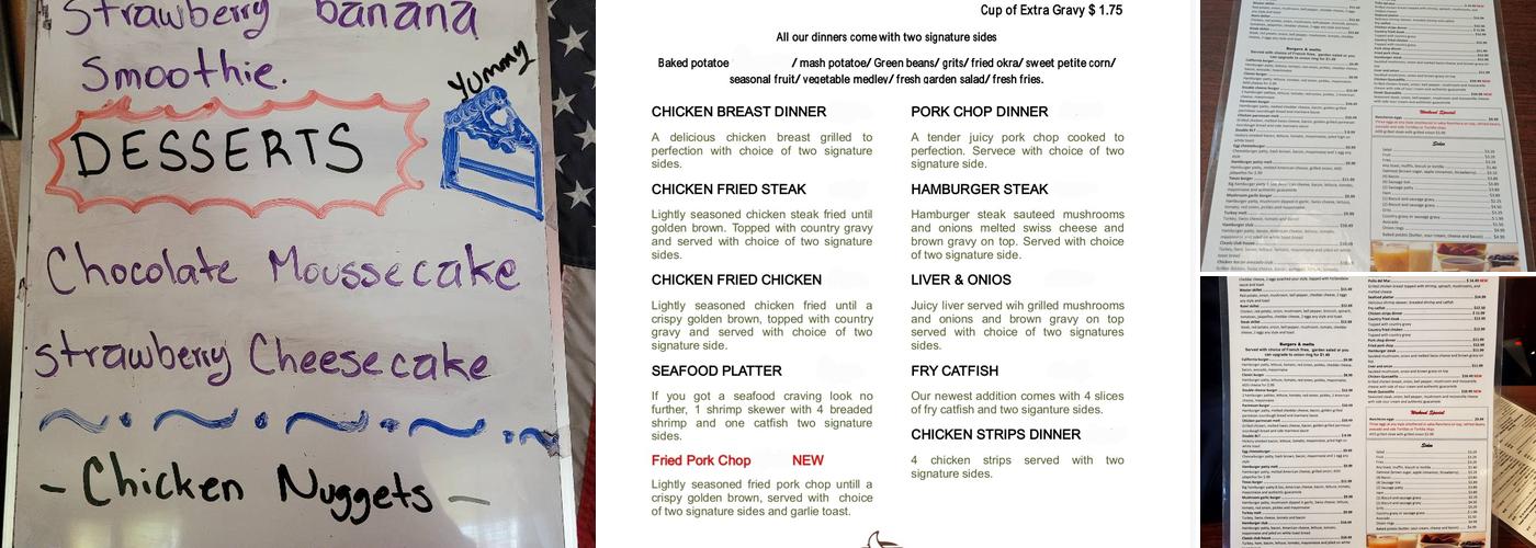 Liberty Cafe Menu