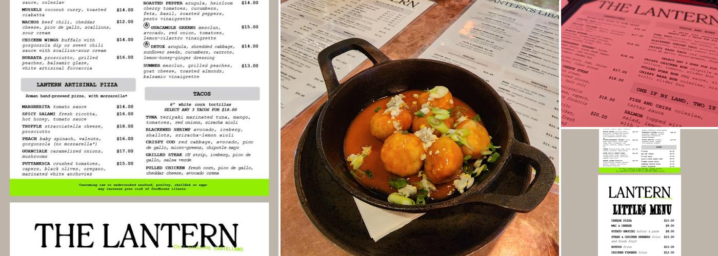 The Lantern Menu