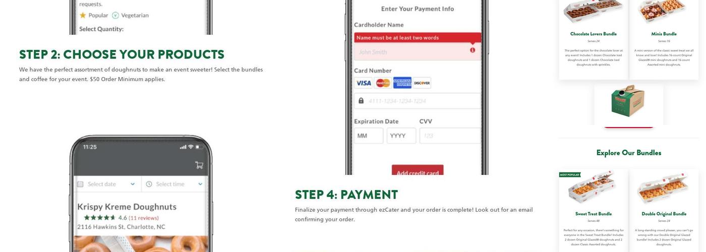 Krispy Kreme Doughnuts Menu