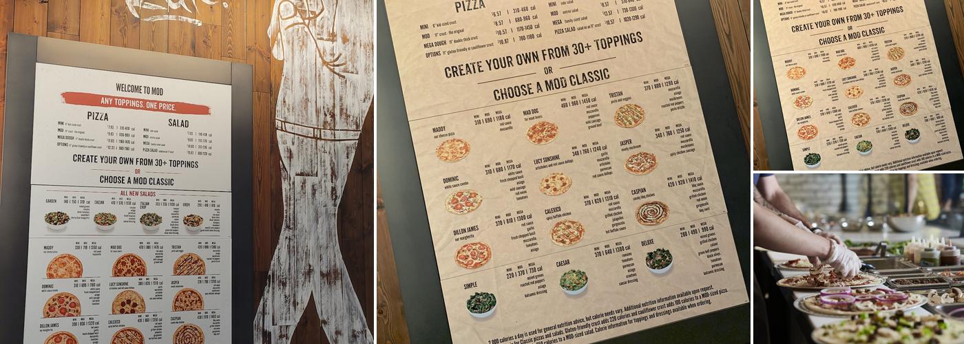 MOD Pizza Menu