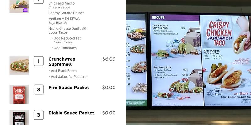 Taco Bell Menu