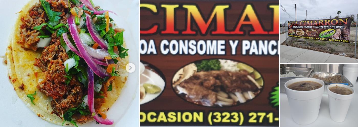 BARBACOA EL CIMARRON Menu