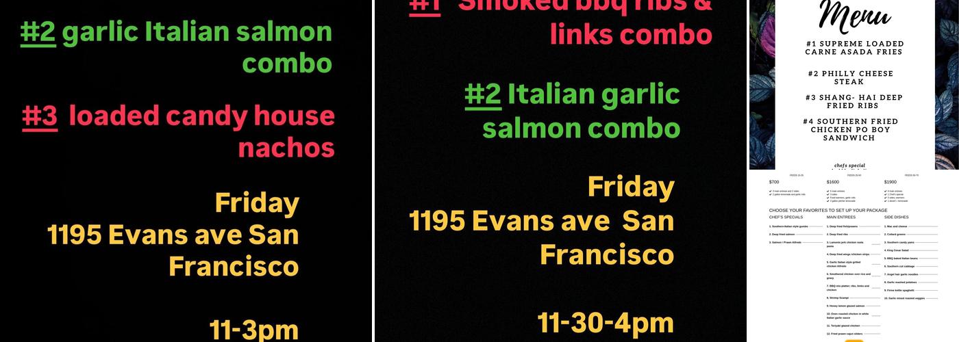 Rome’s Kitchen Menu