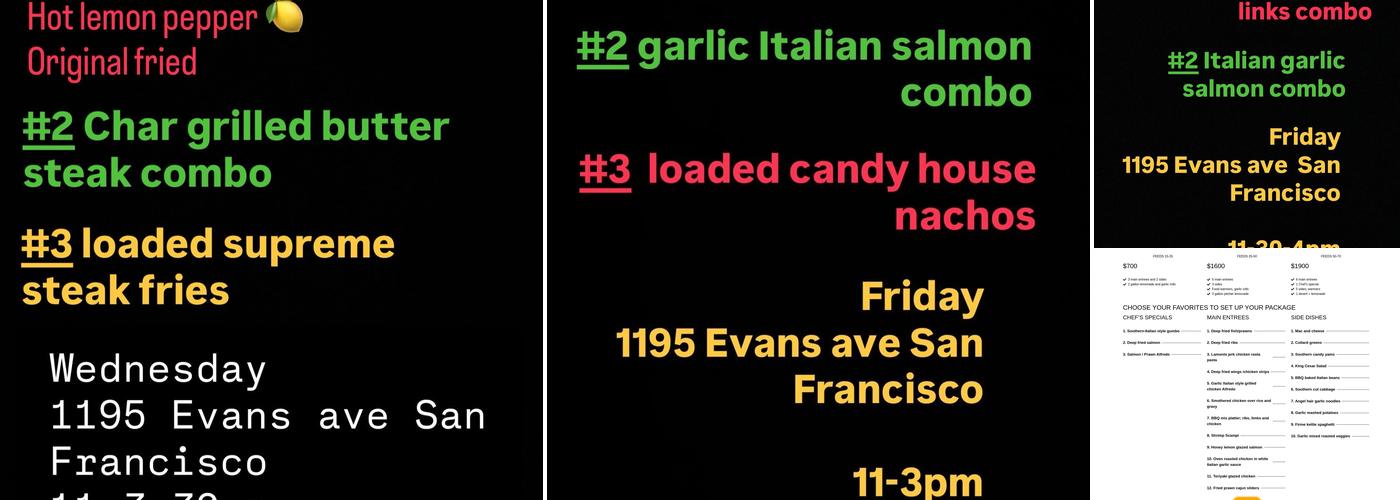 Rome’s Kitchen Menu