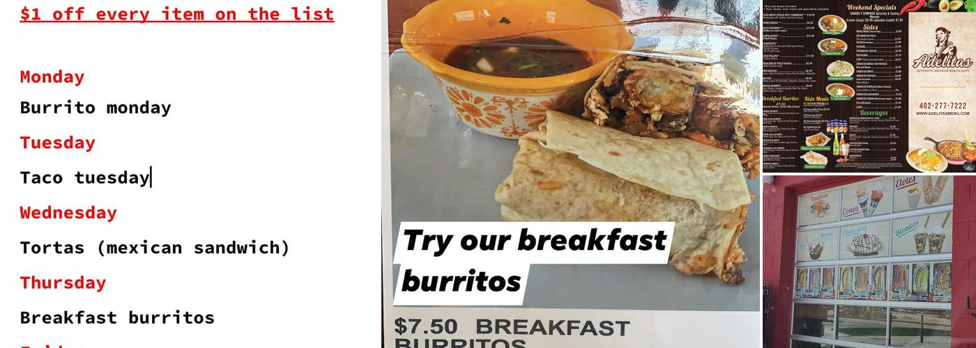 Adelitas Menu