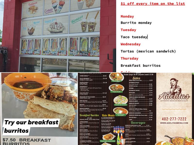 Adelitas Menu