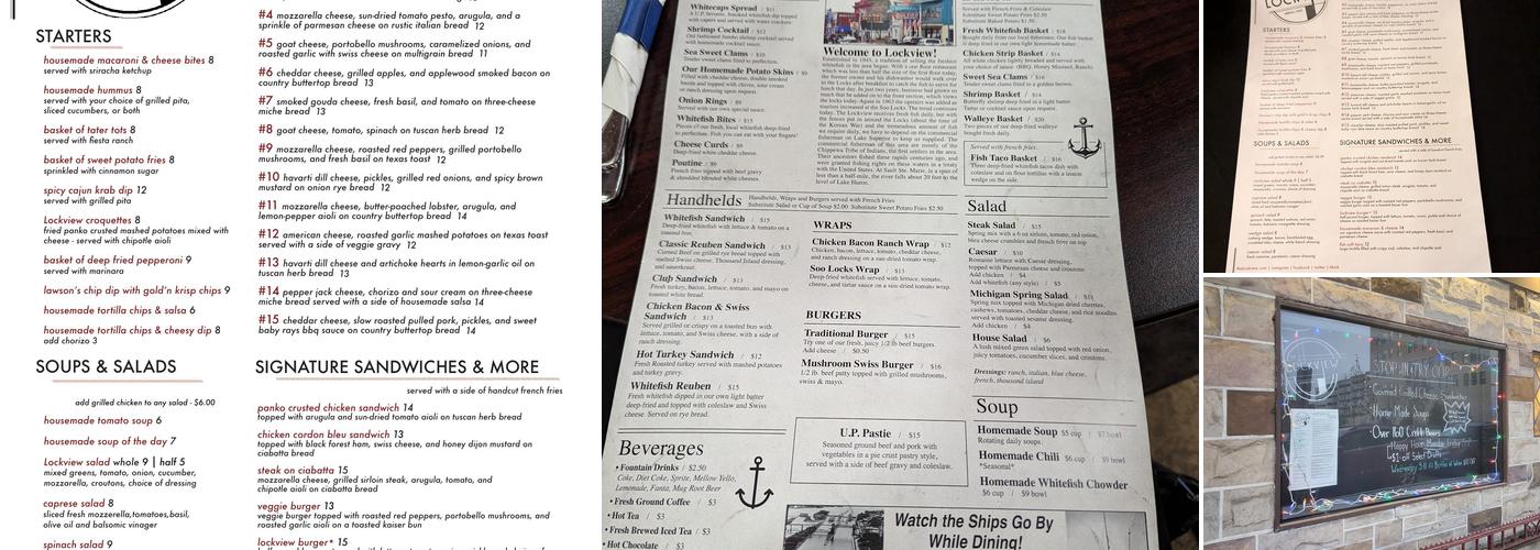 Lockview Restaurant Menu