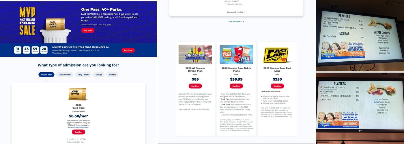 Sierra Creek Lodge Menu