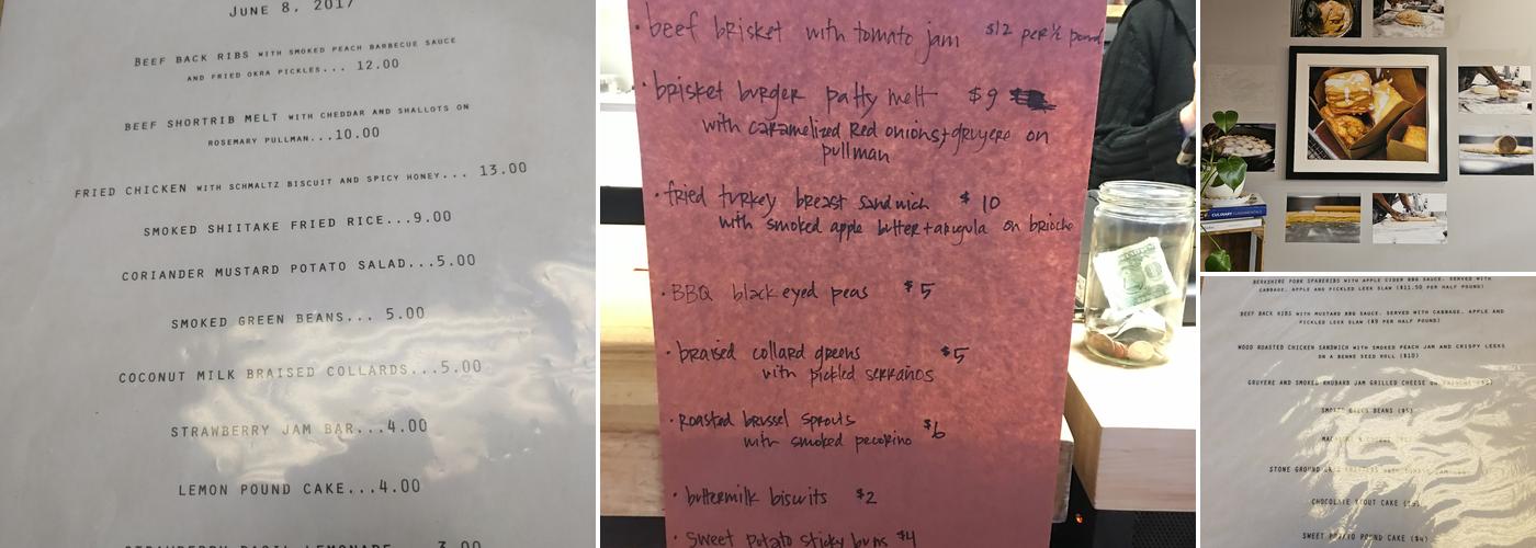 Blacksauce Kitchen Menu