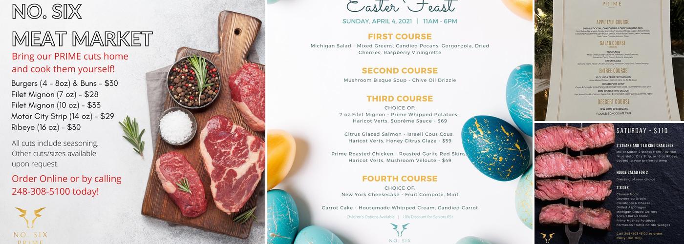 No. Six Prime Menu