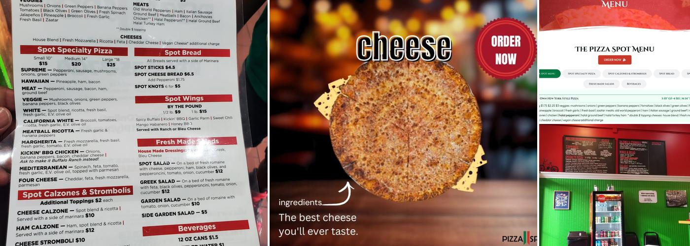 Pizza Spot Menu
