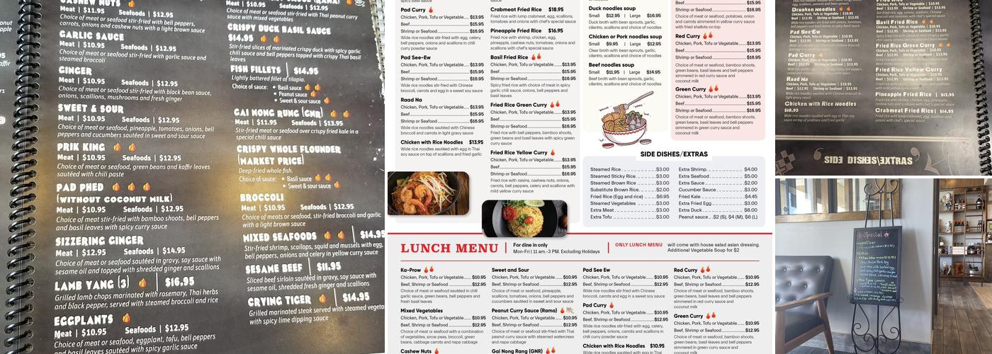 Thai Tyme ( Manassas ) Menu