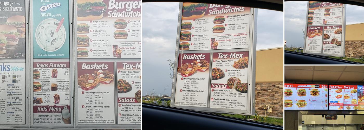 Dairy Queen Menu