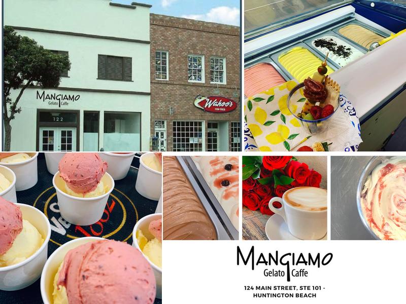 Mangiamo Gelato Caffe 124 Main St Unit 101, Huntington Beach