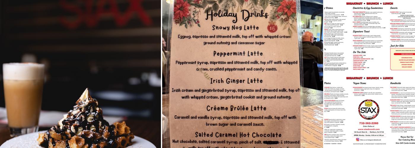 STAX Menu