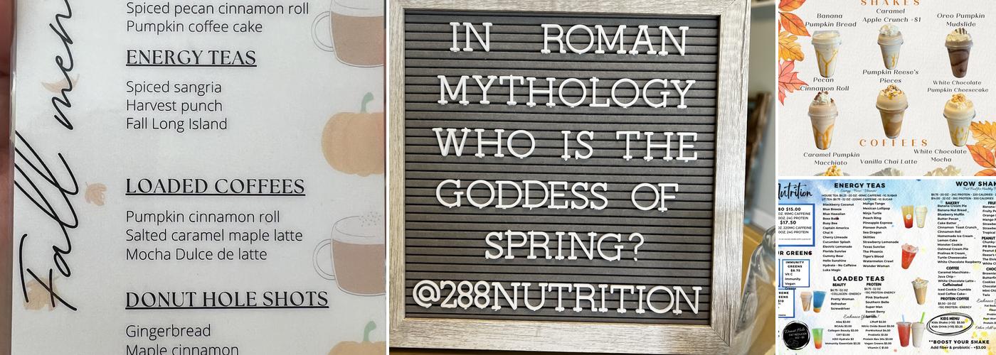 HERBALIFE 288 Nutrition Menu