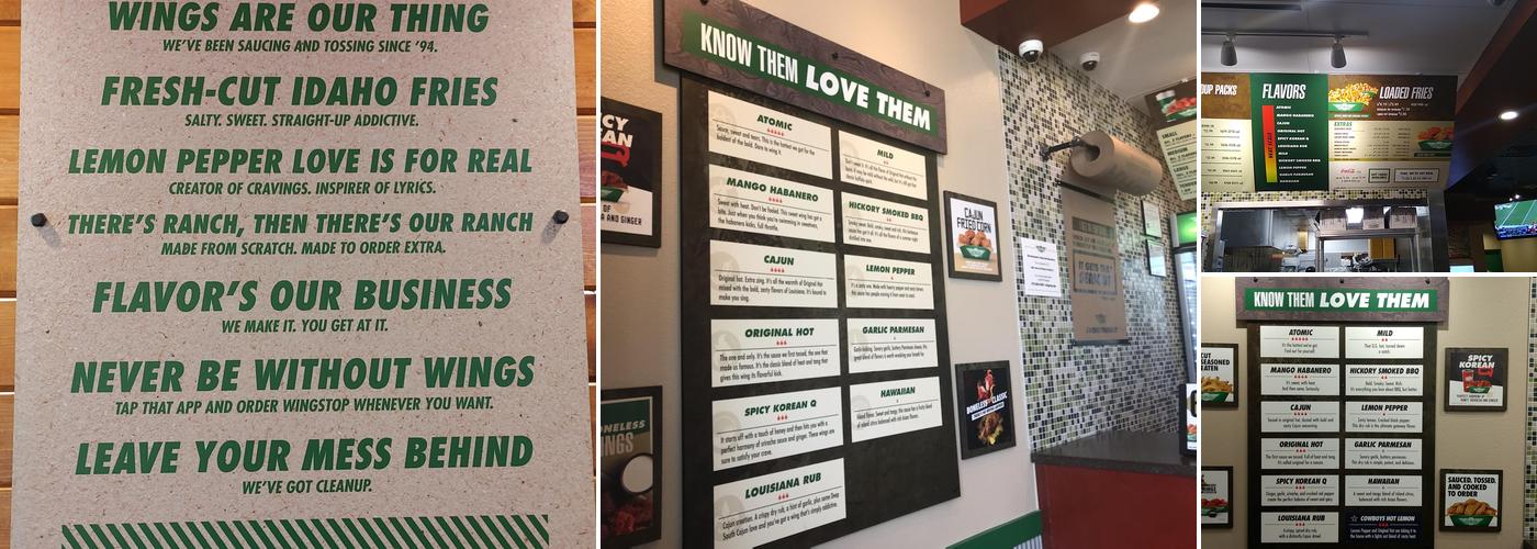 Wingstop Menu