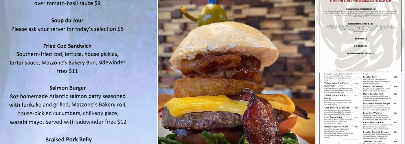 Black River Tavern Menu