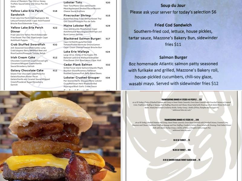 Black River Tavern Menu