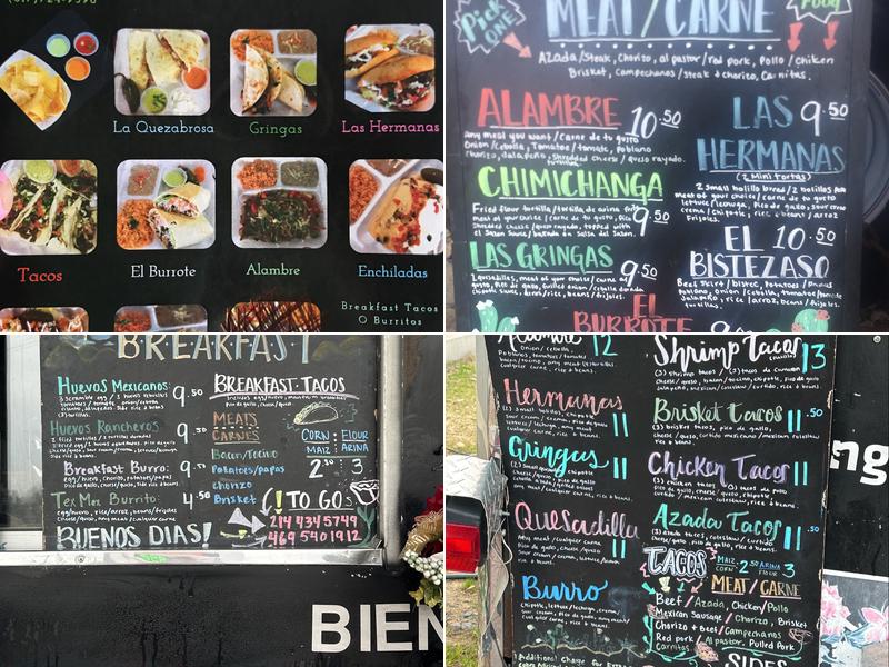 El Sazón Tex-mex mobile Menu