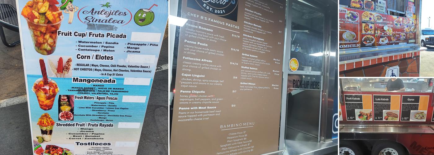 Grub Hub Menu