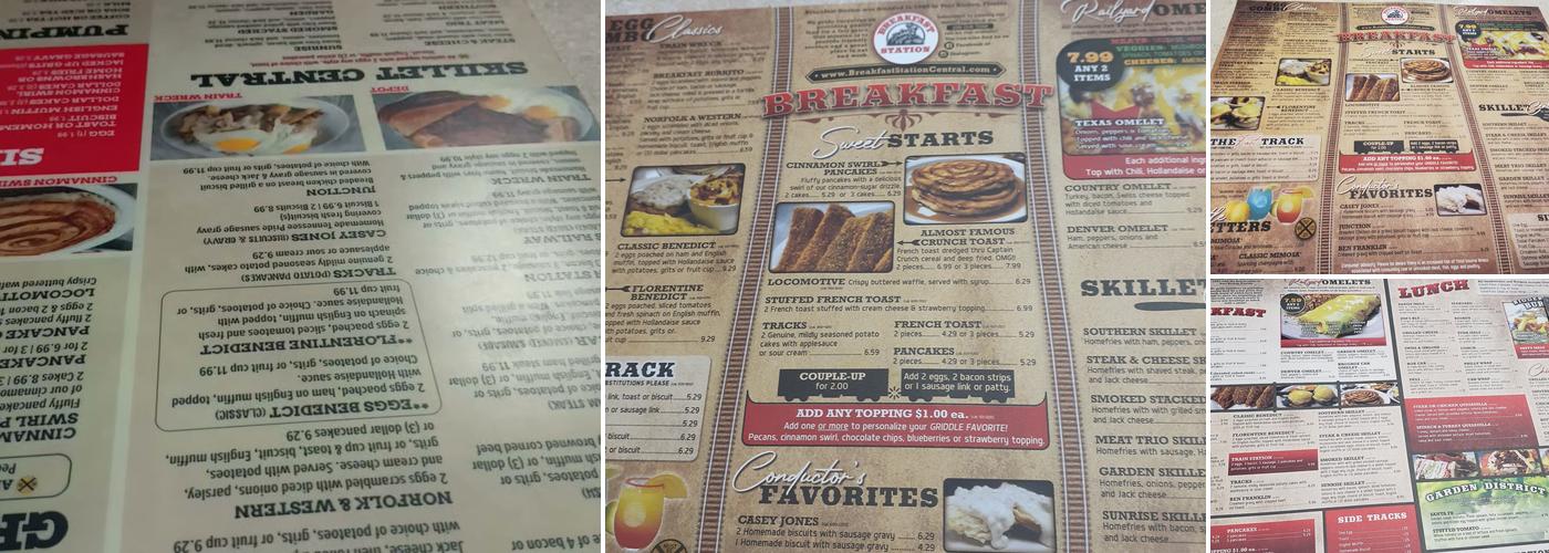 Breakfast Station Menu