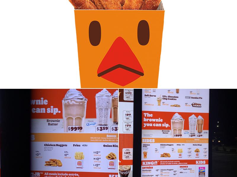 Burger King Menu