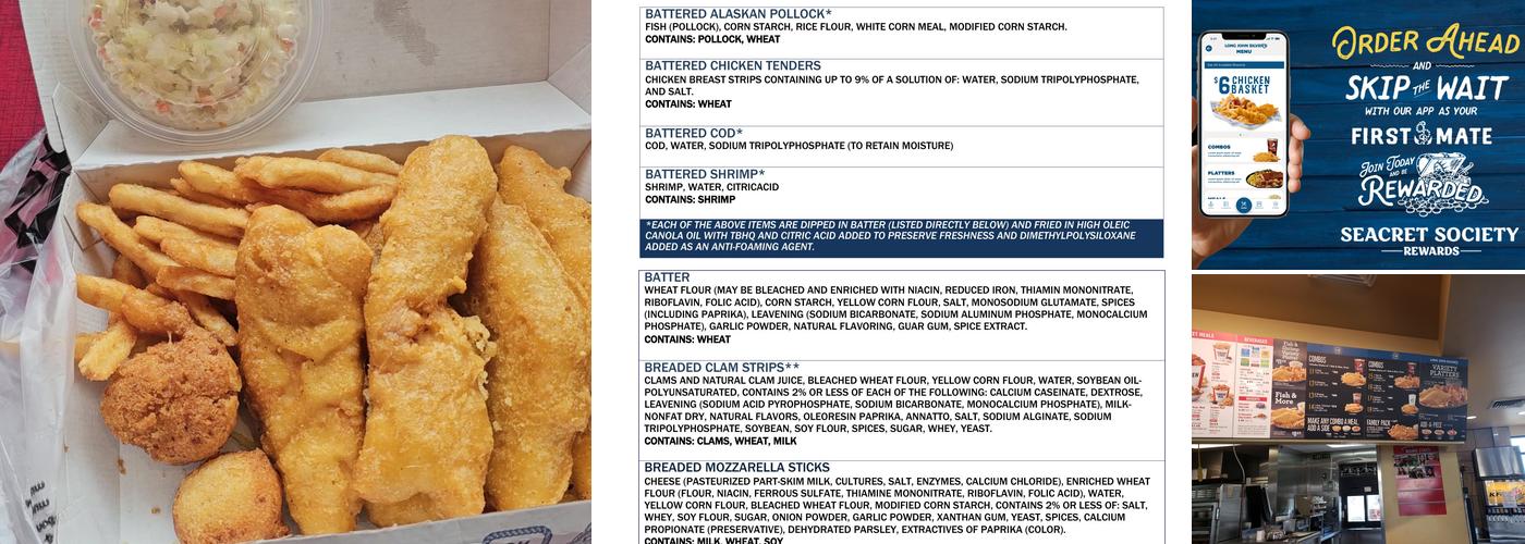Long John Silver's | KFC Menu