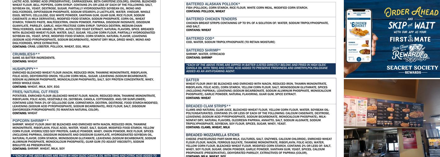 Long John Silver's | KFC Menu