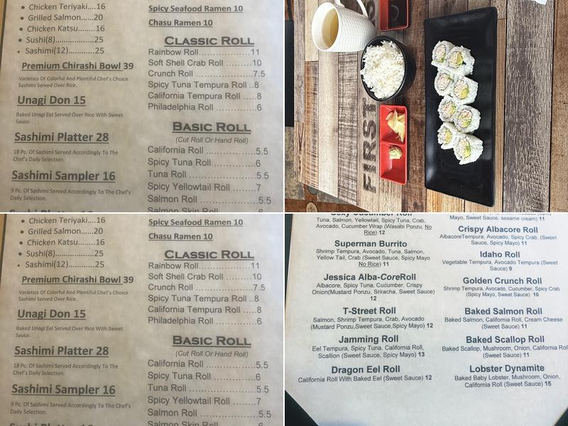 San Clemente Sushi Company Menu