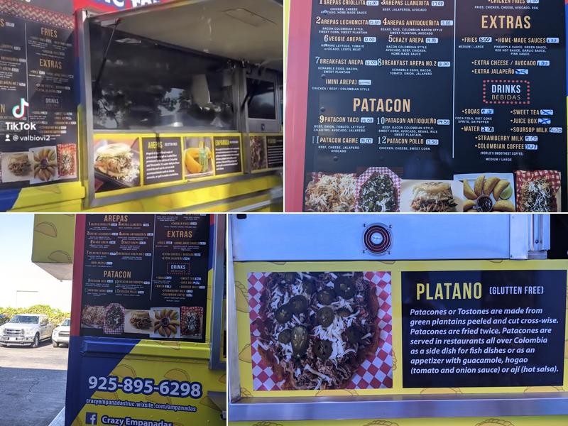 Crazy Empanadas Menu