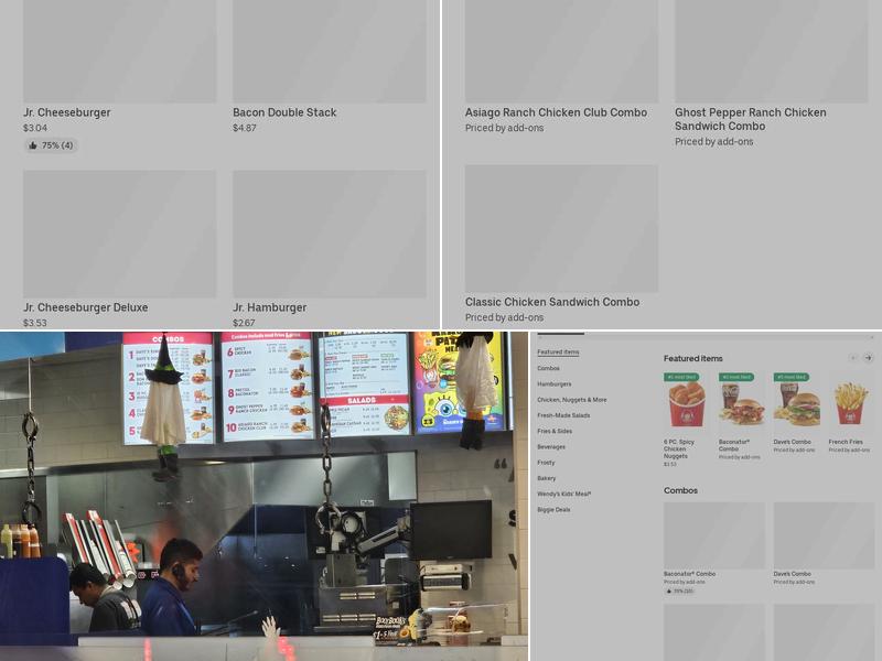 Wendy's Menu