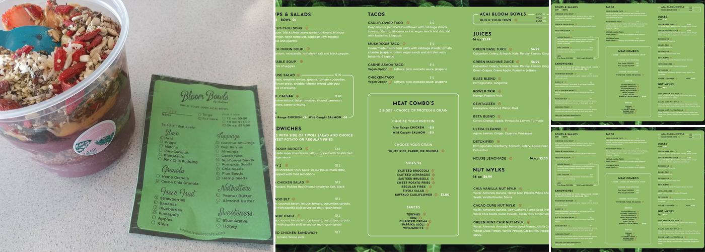 Markie's Menu