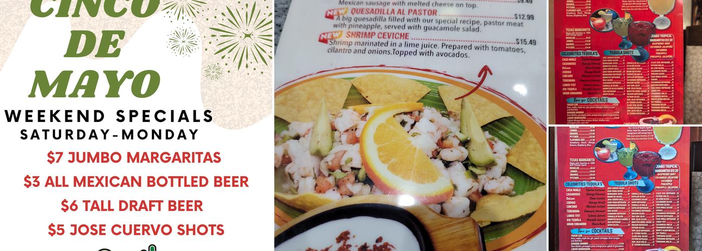 El Paso Mexican Grill Menu