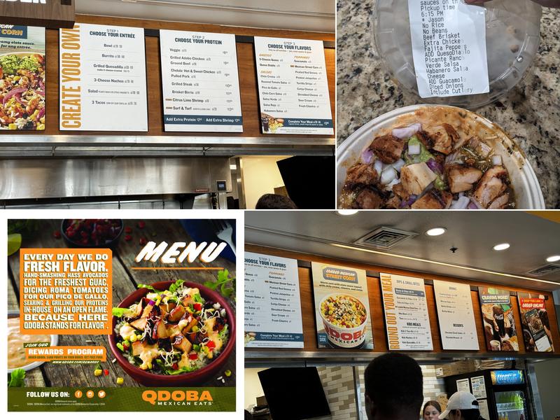 QDOBA Mexican Eats Menu