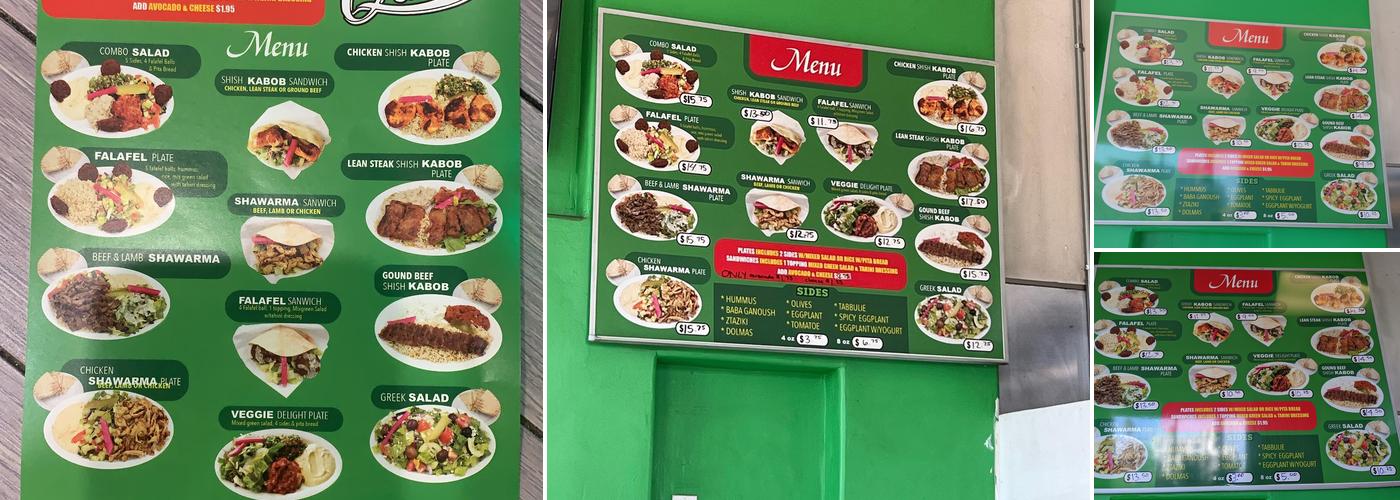 Falafel Queen Menu
