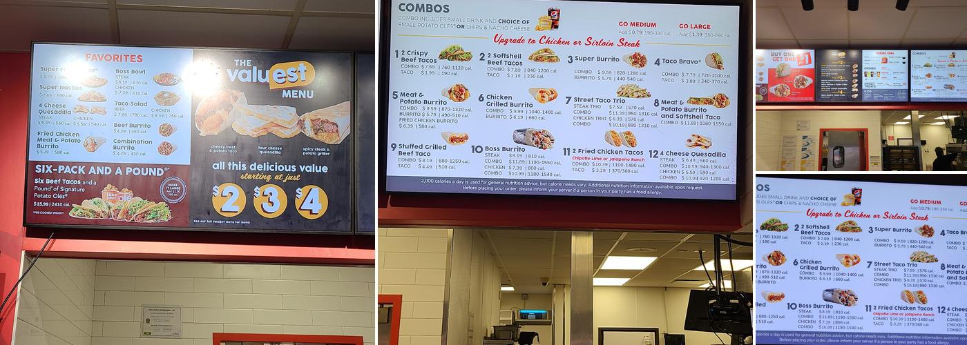 Taco John's Menu