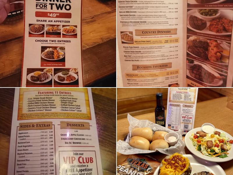 Texas Roadhouse Menu