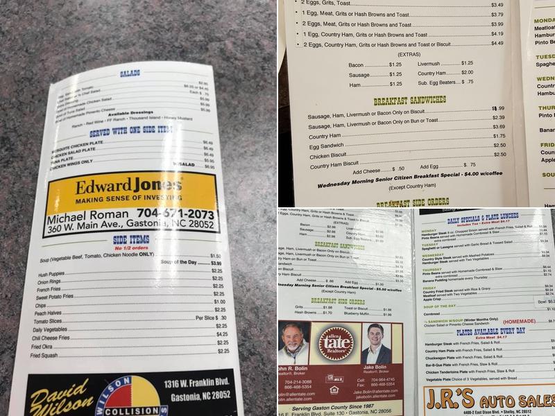 The Grill at Medical Center Pharmacy Menu