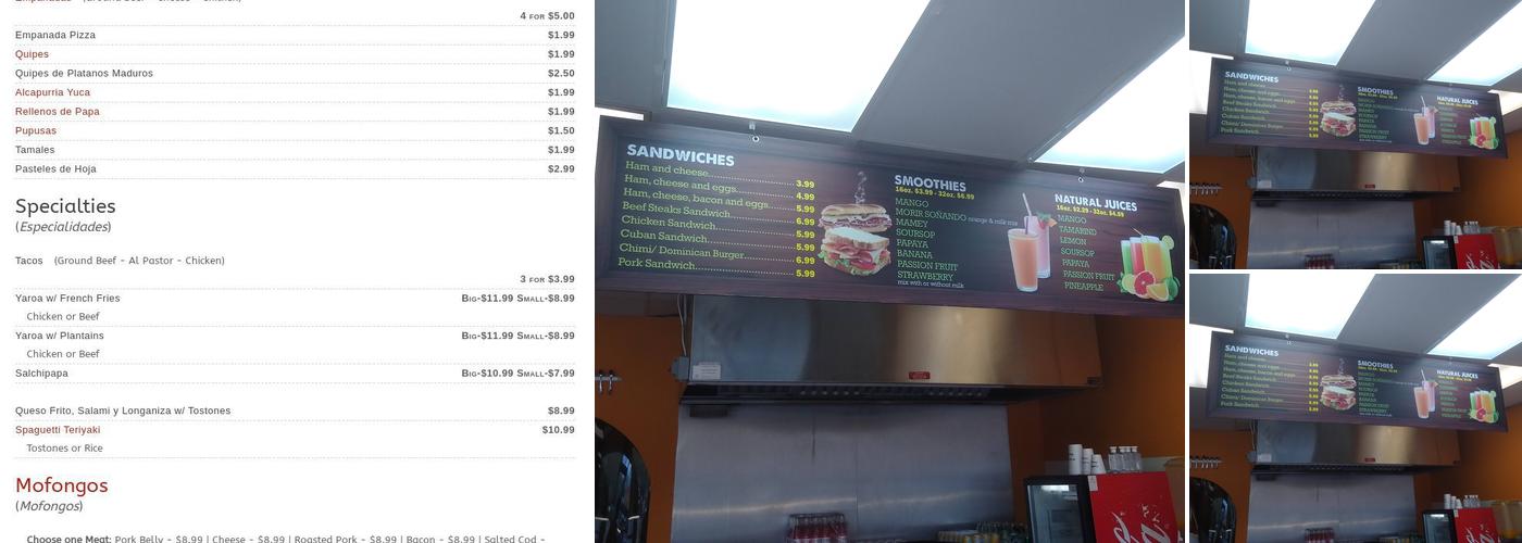 Samoha African Cuisine - Monroe Menu