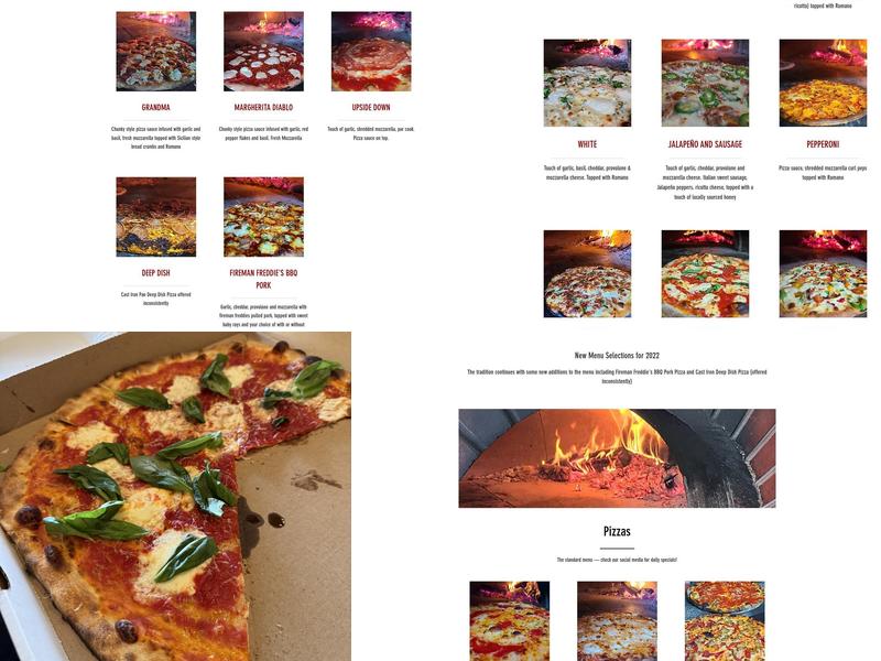 IL Fuoco Dentro Menu