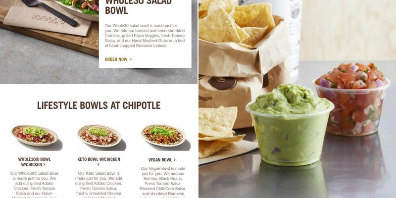 Chipotle Mexican Grill Menu