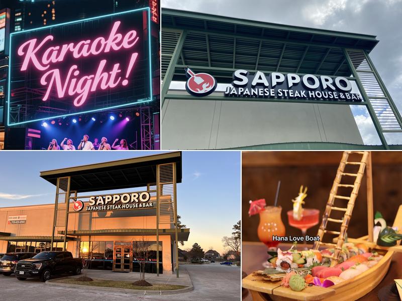 Sapporo Japanese steak house & bar 14034 Grant Rd Suite#100, Cypress