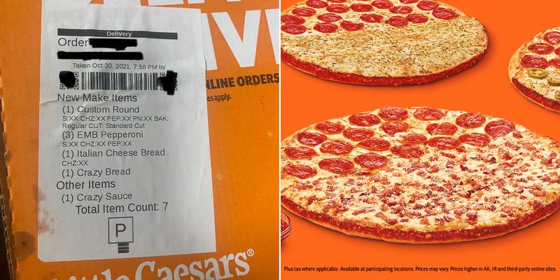 Little Caesars Pizza Menu