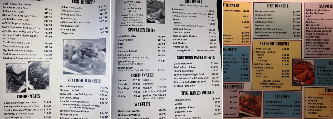 The Kitchen Menu