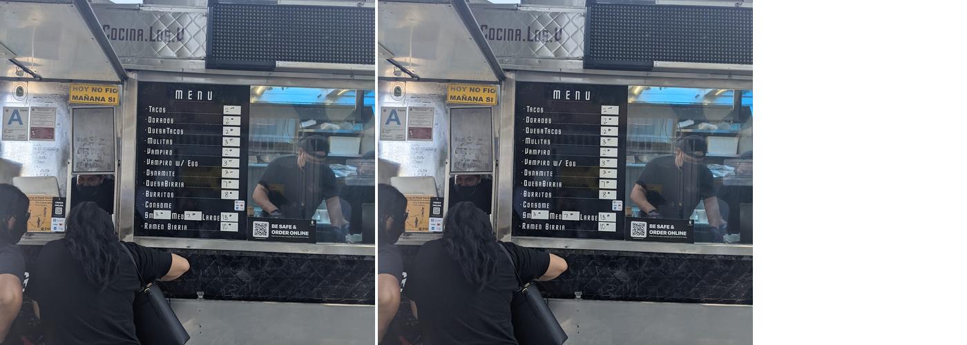 Cocina Los V Menu